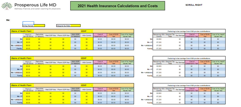 The Real Cost of Health Care: Interactive Calculator Estimates